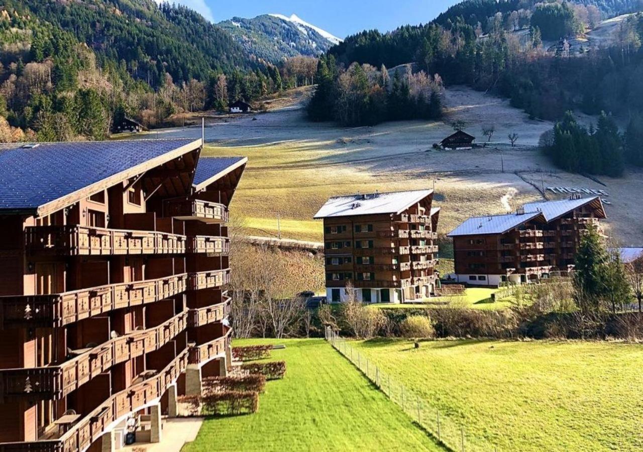 Aparthotel Mountain River Resort Val dʼIlliez Exteriör bild