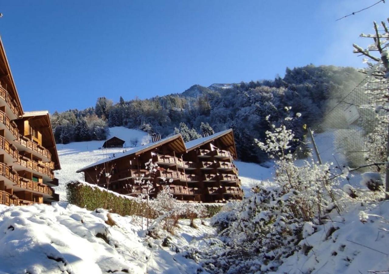 Aparthotel Mountain River Resort Val dʼIlliez Exteriör bild