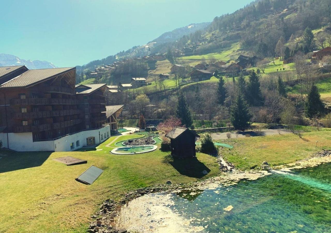 Aparthotel Mountain River Resort Val dʼIlliez Exteriör bild